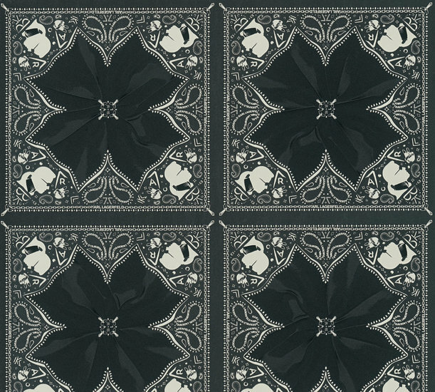 AS Creation Karl Lagerfeld Kaleidoscope 37845-2 - 378452 - Zwart / Wit Behang