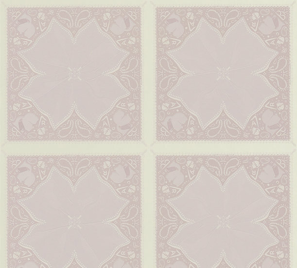 AS Creation Karl Lagerfeld Kaleidoscope 37845-4 - 378454 - Roze / Wit Behang