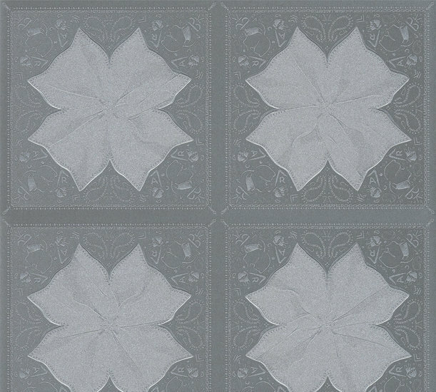 AS Creation Karl Lagerfeld Kaleidoscope 37845-5 - 378455 - Grijs / Zilver Behang
