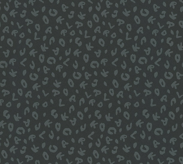 AS Creation Karl Lagerfeld Leopard 37856-5 - 378565 - Grijs / Zwart Behang