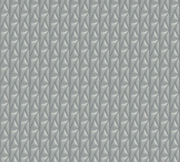 AS Creation Karl Lagerfeld Kuilted 37844-3 - 378443 - Grijs / Zilver Behang