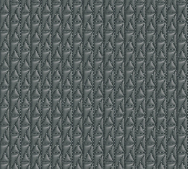 AS Creation Karl Lagerfeld Kuilted 37844-4 - 378444 - Zwart / Grijs Behang