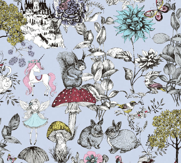 AS Creation Little Love 38120-2 - 381202 - Grijs / Zwart Behang