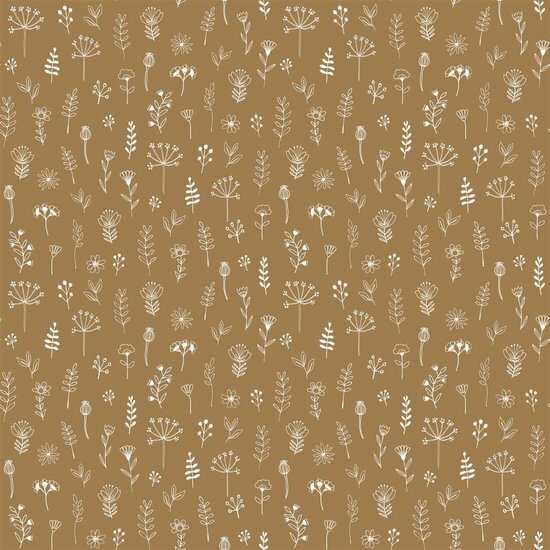 Esta Home Forest Friends Geel 139281 - Geel Behang