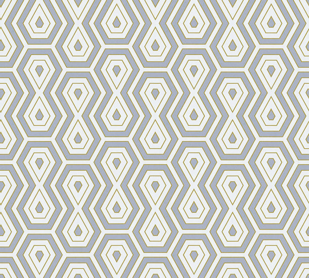 AS Creation AP Jungle Chic 37707-6 - 377076 Grijs / Goud Behang