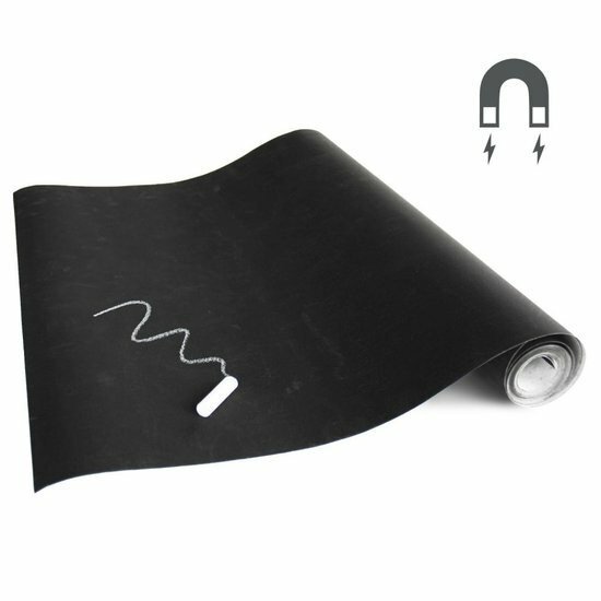 Esta Home Krijtbord Magneet Behang Zwart 155001 - Zwart Behang