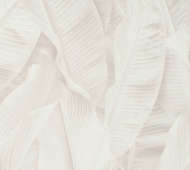 Montecolino Folium FO17821 Off-white Banana Leaves Behang