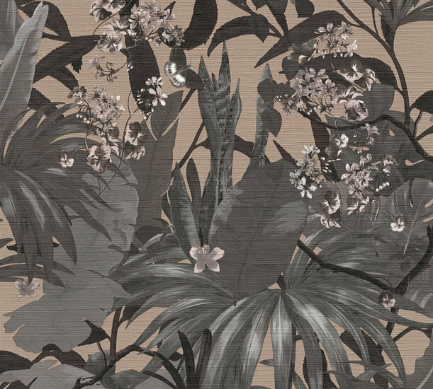 AS Creation Desert Lodge 38522-5 - 385225 Grijs Jungle / Bruin Behang