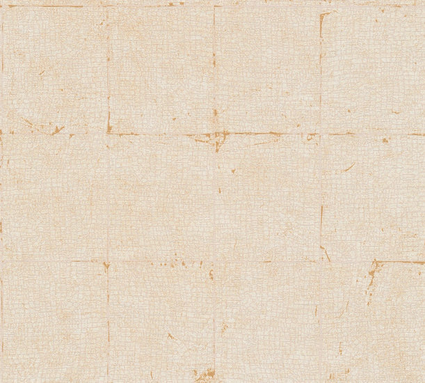 AS Creation Desert Lodge 38526-1 - 385261 Goud Geometrisch / Beige Behang