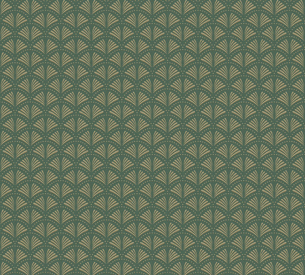 AS Creation Trendwall 2 - 37957-5 - 379575 Groen Art Deco Glitter / Goud Behang