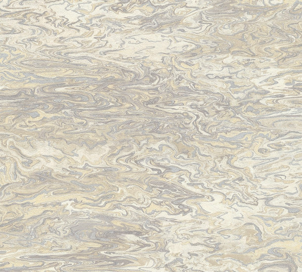 AS Creation My Home My Spa 38358-1 - 383581 Grijs Beige / Zilver Behang