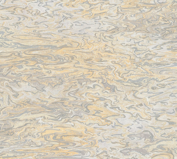 AS Creation My Home My Spa 38358-2 - 383582 Licht Oranje / Zilver Behang