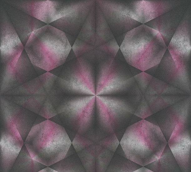 AS Creation My Home My Spa 38692-1 - 386921 Roodachtig Paars / Zwart Behang