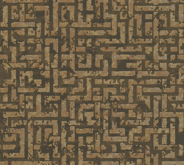 AS Creation My Home My Spa 38695-5 - 386955 Bruin / Goud Behang