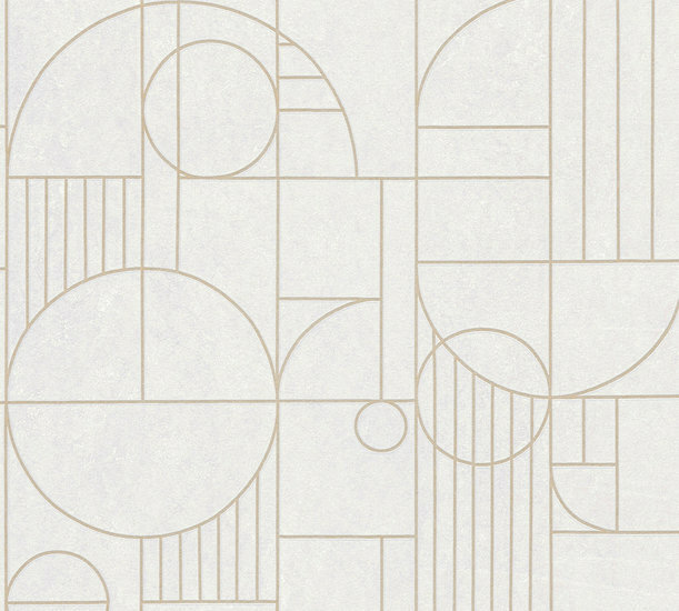 AS Creation My Home My Spa 38699-2 - 386992 Wit / Goud Behang