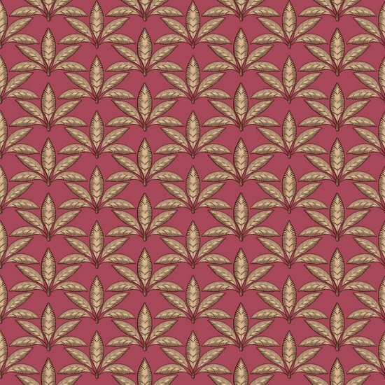 Noordwand Flora 18514 Rood - Metallic Behang