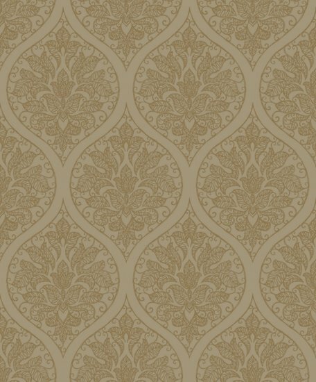 Noordwand Emporium 7006 Groen - Bruin - Metallic Behang