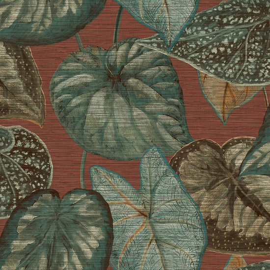 HookedOnWalls TAHITI TROPICAL LEAVES TA25053 Behang