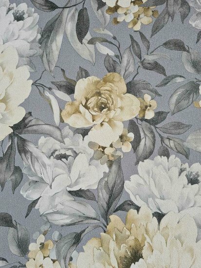 Statement behang met zilveren glitter hoog kwaliteit vinyl Behang