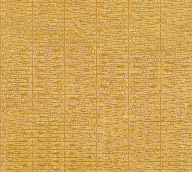 AS Creation #Hygge 38597-4 - 385974 Metallic Ethnic - Geel / Metallic Behang