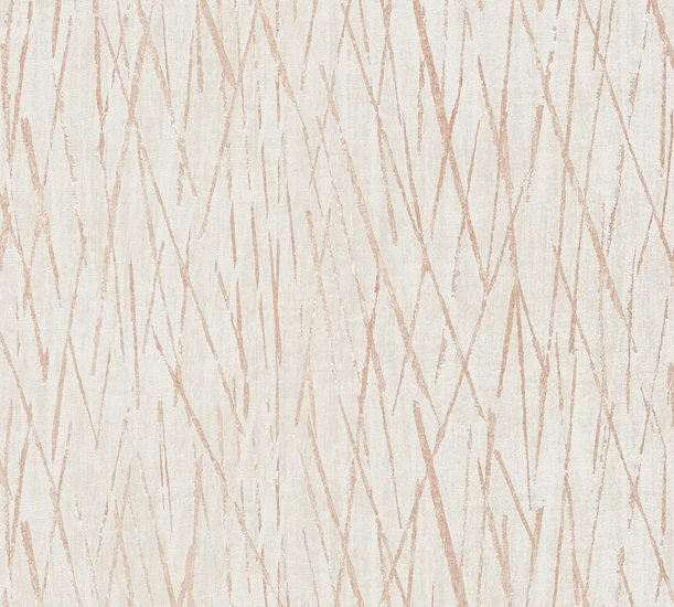 AS Creation #Hygge 38598-2 - 385982 Metallic Landhuis - Grijs / Bruin Behang