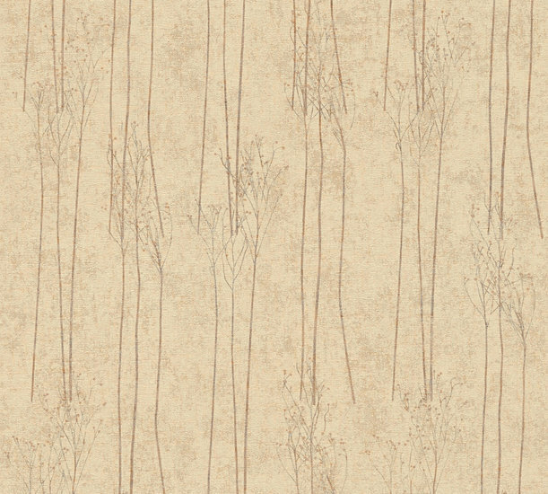 AS Creation #Hygge 38614-1 - 386141 Geel Natuur / Beige Behang