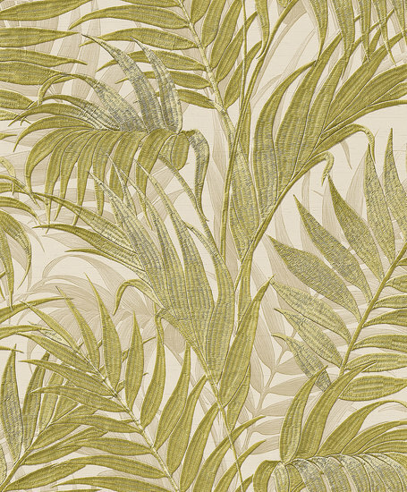 Dutch Wallcoverings Grace GR322104 Beige/groen Behang