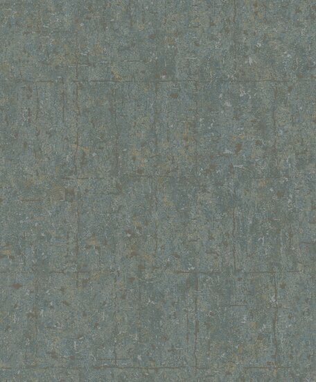 Noordwand Assorti 2024 - 6801-20 petrol goud koper - Metallic Behang