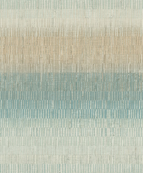 Dutch Wallcoverings Nomad A51201 BlauwGroen - Beige Behang