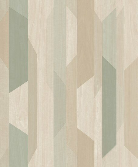Dutch Wallcoverings Asperia A57001 beige - groen Behang
