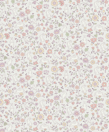 Dutch Wallcoverings Little Kids JS3101 lila Behang