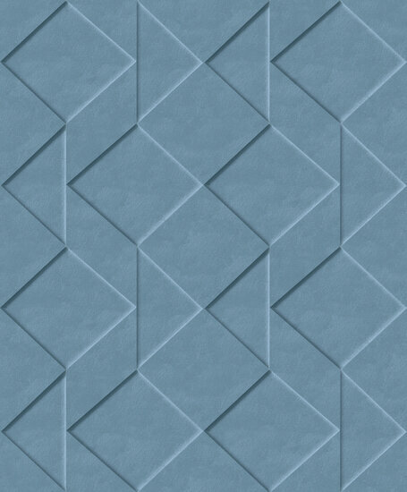 Dutch Wallcoverings Loft M414-01 Blauw Behang