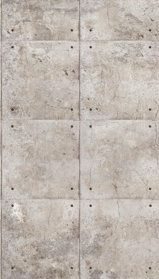 Dutch Wallcoverings One Roll One Motif A34901 Concrete Blocks Behang