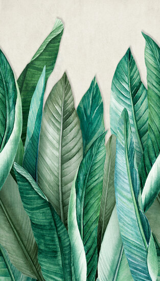 Dutch Wallcoverings One Roll One Motif A39501 Bananier Behang