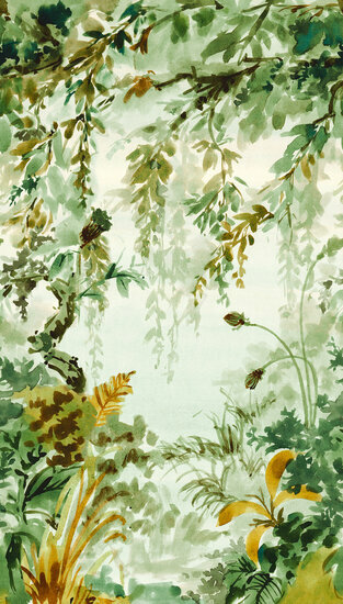 Dutch Wallcoverings One Roll One Motif A52201 Naive Jungle Behang
