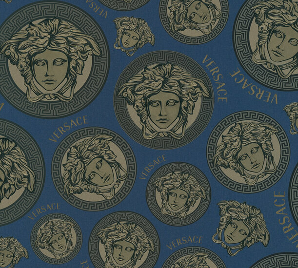 Versace Home 5 38611-3 Blauw Behang