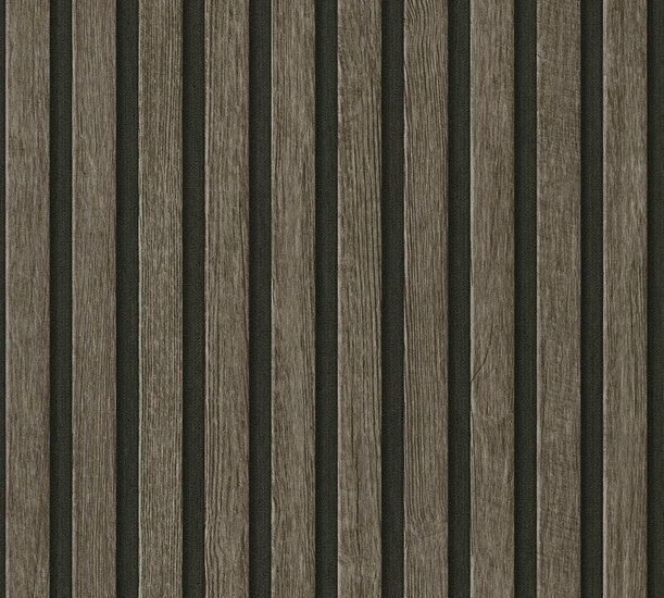 A.S Creation 39109-3 - Bruin / Zwart Behang