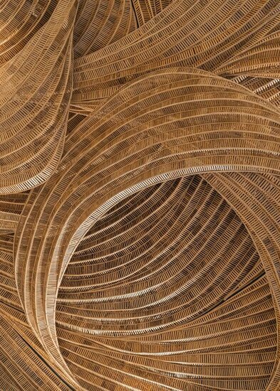 Casadeco Ginkgo GINK86261456 - Beige Behang