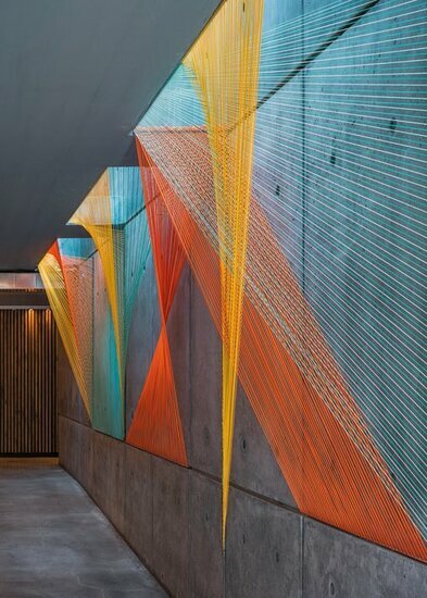 Casadeco Perception PERP86556915 - Blauw Behang