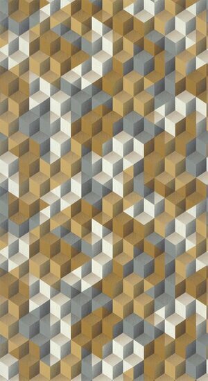 Casadeco Perception PERP86482422 - Geel Behang