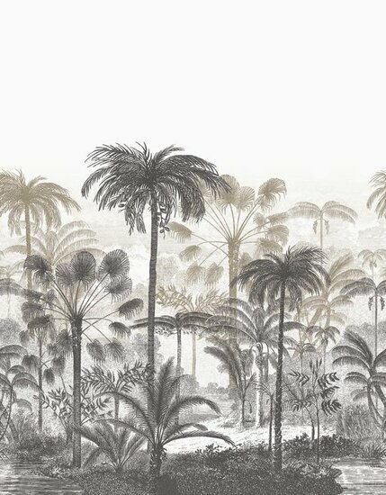 Casadeco Nicaragua NICA86461377 - Beige / Wit Behang