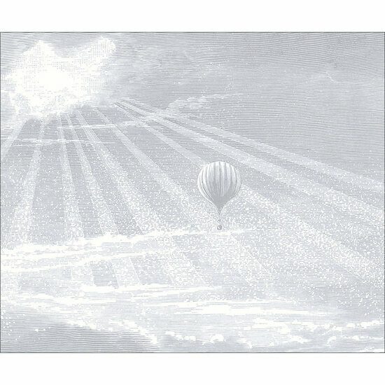 Casadeco Voyage Onirique ONIR87619207 - Grijs Behang