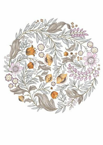 Casadeco Arts &amp; Crafts ARCR86389142 Behang