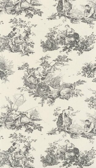 Casadeco Les Belles Toiles De Jouy LBTJ87919612 Behang