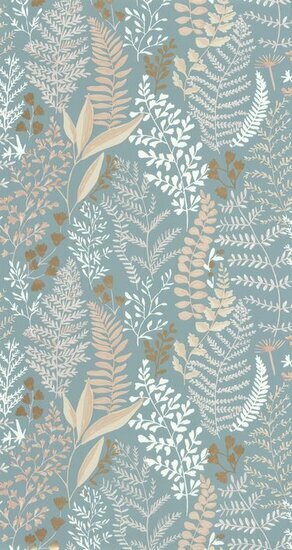 Caselio La Foret FRT102926100 - Blauw Behang