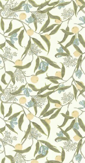 Caselio Danae DAE103617020 - Groen / Wit Behang