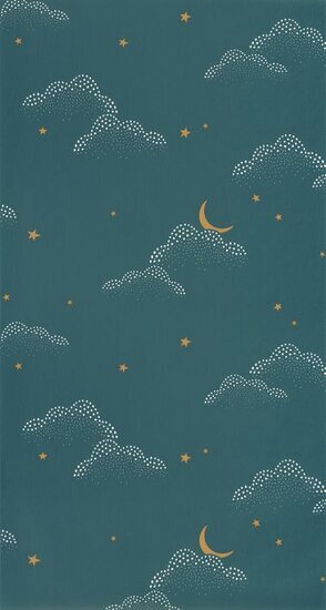 Caselio Autour Du Monde ADM103486069 - Blauw Behang