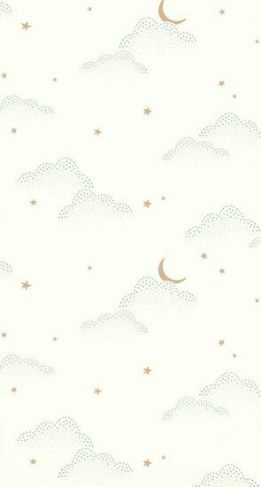 Caselio Autour Du Monde ADM103487002 - Groen / Wit Behang