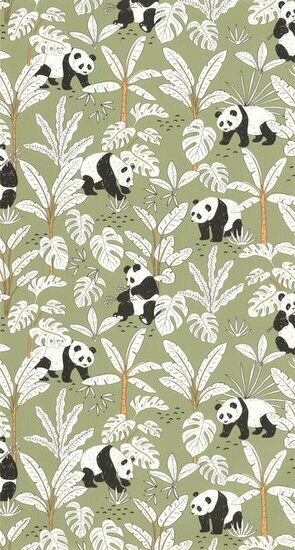 Caselio Autour Du Monde ADM103507170 - Groen Behang