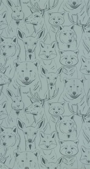 Caselio Autour Du Monde ADM103526090 - Blauw Behang